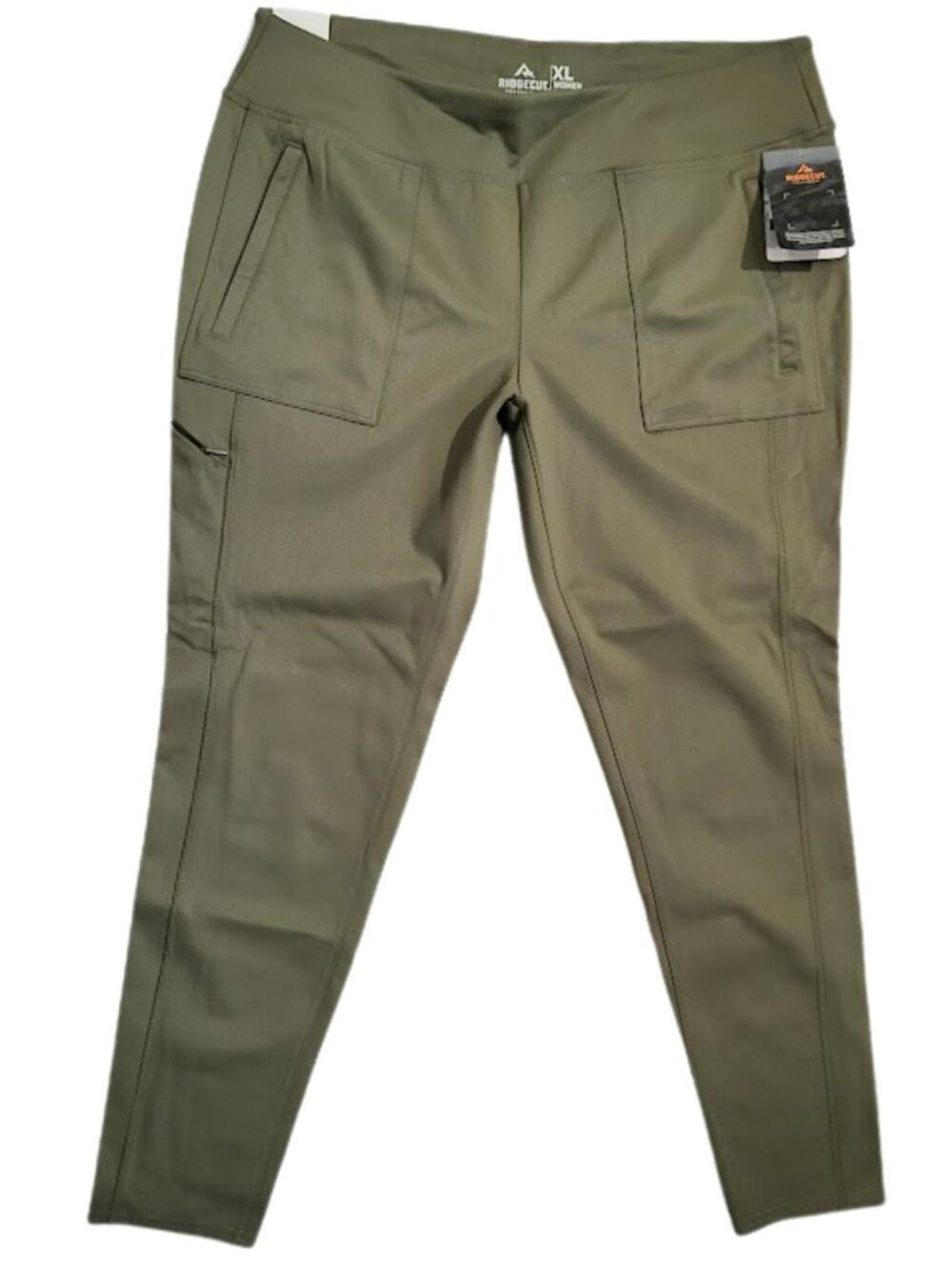 RIDGECUT NWT Olive Green Stretch Fit Natural-Rise Work Leggings - Women's XL